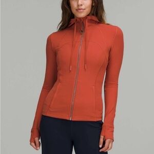 Lululemon Hooded Define Jacket Coat Hoodie Nulu Red Rock Size 8 NWOT